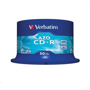 Image 1 of Verbatim CD-R AZO Crystal 700 MB 50 броя (43343)