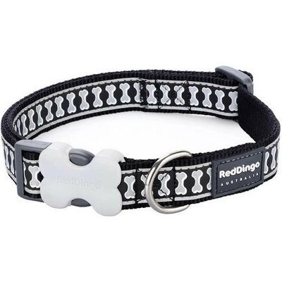 RedDingo Obojok Reflective Bones 12 mm/20 až 32 cm