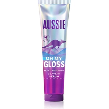 Aussie Oh My Gloss Leave In Serum серум без отмиване за хидратация и блясък 160ml