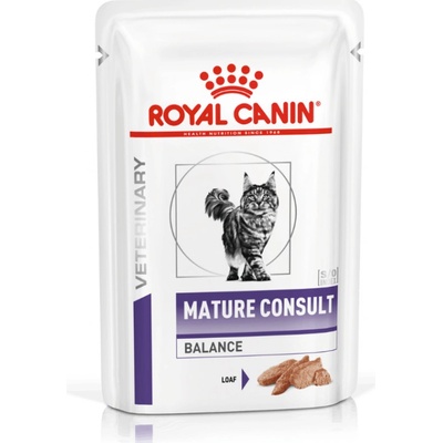 Royal Canin VHN Cat Mature Consult Balance Loaf 12 x 85 g