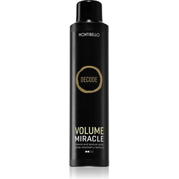Montibello Decode Volume Miracle Spray спрей за обем за финално оформяне на прическа със сешоар 250ml