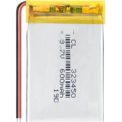 Li-Pol batéria 600mAh, 3.7V, 323450