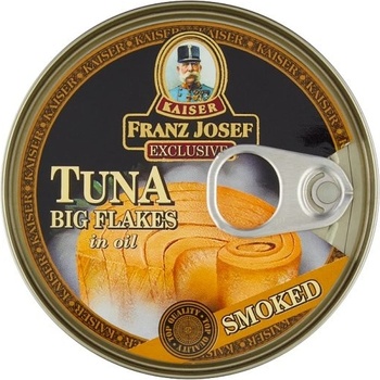 Kaiser Franz Josef Exclusive Kúsky tuniaka v slnečnicovom oleji s údenou príchuťou 170 g