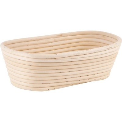 Ošatka ratanová MagicHome, na kynutí chleba, oválná, max.650 g, 28x14x8 cm – Sleviste.cz