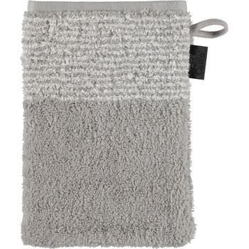 Cawö Ръкавица за къпане Two-Tone 16 x 22 см платинена (590 16/22 76)