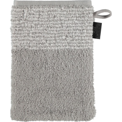 Cawö Ръкавица за къпане Two-Tone 16 x 22 см платинена (590 16/22 76)