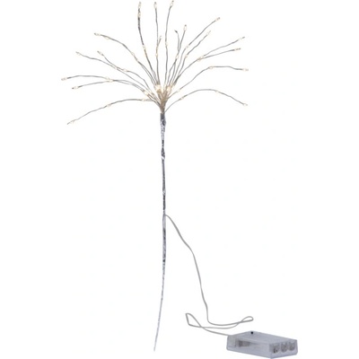 Star Trading Svítící LED dekorace výška 42 cm Firework - stříbrná