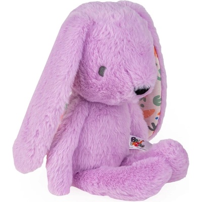 Balibazoo Мека играчка за гушкане Bali Bazoo - Rabbit, 32 cm, лилава (111063)