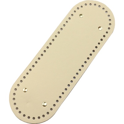 Pro Háčkování Koženkové dno na kabelku s nožkami 30x 10 cm vanilkové – Hledejceny.cz