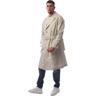 Boss Men's C Cam Belt Trench Coat - Light Beige