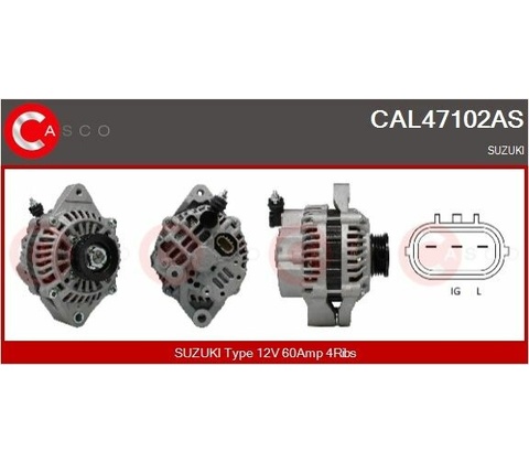 generátor CASCO CAL47102AS