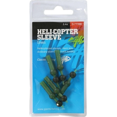 Giants Fishing Systém Na Montáž Heli-Copter Sleeve Green 5 ks