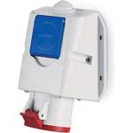 SCAME Промишлен комбиниран контакт 3P+N+Е 16A+шуко IP54 серия Optima (SC20-513.1657-DN)