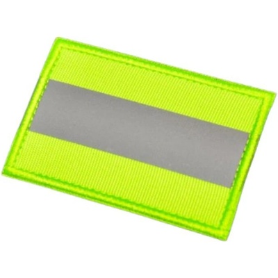 KPZ Outdoor Reflexní nášivka se suchým zipem na batoh Molle - neonově žlutá