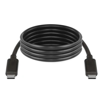 Emos SM7028BL Nabíjací a dátový 2.0 USB-C / USB-C, 1m, černý