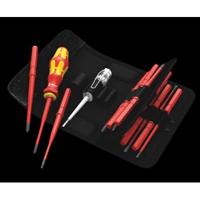 Sada šroubováku WERA Kraftform Kompakt VDE 16 extra slim 1 - 1000V, 16 dílů