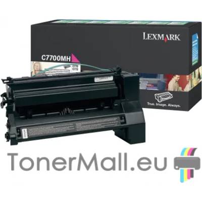 Lexmark Оригинална тонер касета LEXMARK C77X C7700MH (Magenta)