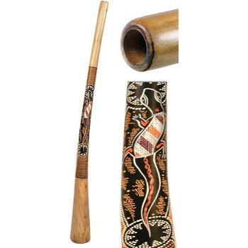 Terre Teak Wood Didgeridoo Painted 150 cm