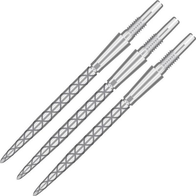 Hroty na steel šípky TARGET Swiss Point Storm Diamond 30mm, strieborné - 3ks