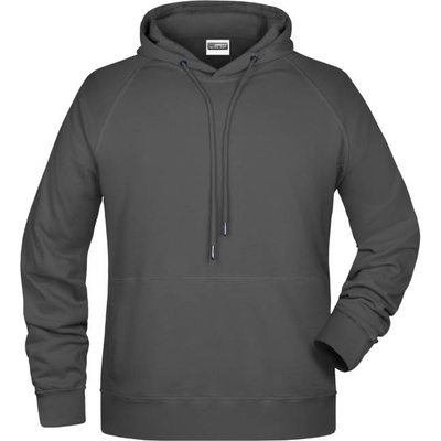 Daiber jn 8024 / Мъжки суичър с качулка реглан - графит 4xl (02802407514)