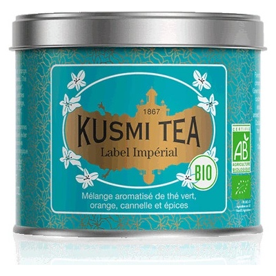 Kusmi Tea Sypaný zelený čaj Imperial Label Bio kovová dóza 100 g