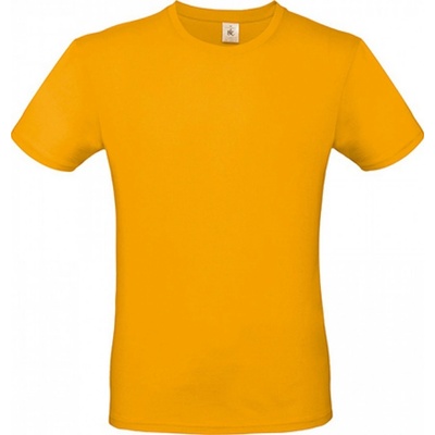 B&C Základní pánské bavlněné tričko BC meruňková oranžová