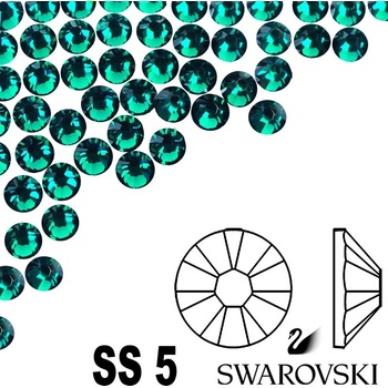 Top-Nechty Swarovski SS5 emerald 5013 10 ks