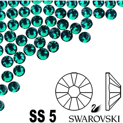 Top-Nechty Swarovski SS5 emerald 5013 10 ks