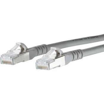 METZ CONNECT Кабел за мрежова връзка, Metz Connect, RJ45, CAT 6A S/FTP, 5m, сив (1308455033-E)