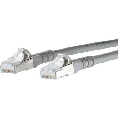 METZ CONNECT Кабел за мрежова връзка, Metz Connect, RJ45, CAT 6A S/FTP, 5m, сив (1308455033-E)