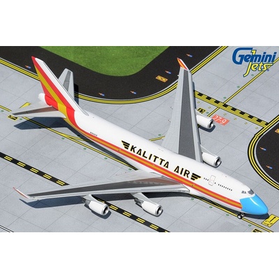 Gemini B747-446BCF Kalitta Air Face Mask Colors Named Capt. PW Bishop I 1:400