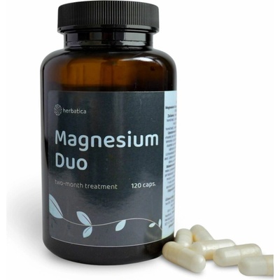 Herbatica Magnesium DUO dvojmesačná kúra 120 kapsúl