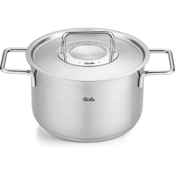 Fissler Дълбока тенджера PURE 20 см, сребриста, неръждаема стомана, Fissler (FS86114200000)