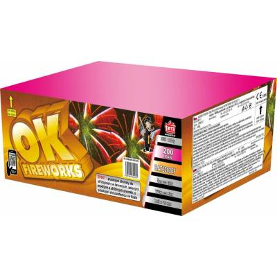 Ohňostroj Baterie výmetnic OK FIREWOR ks 200 ran 1 1 TARRA pyrotechnik BAT20020F