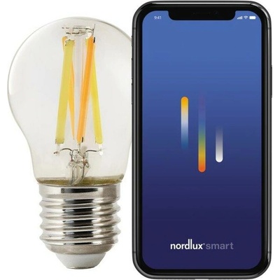 Nordlux Chytrá žárovka E27 4,7W 2200-6500K čirá Chytré