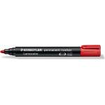 STAEDTLER Маркер Staedtler Lumocolor Permanent, кръгъл, 2, 0 мм, червен (352-2)