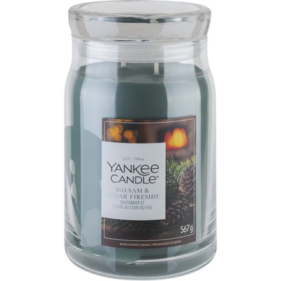 Yankee Candle Signature BALSAM & CEDAR FIRESIDE 567 g