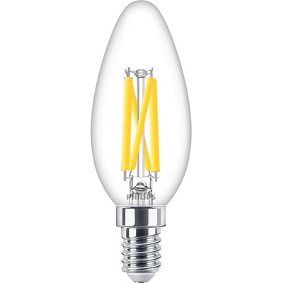 Philips LED žiarovka E14 B35 3,4W = 40W 470lm 2700 teplé vlákno stmievateľné