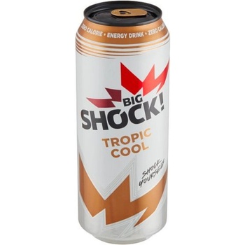Big Shock! Tropic Cool energetický nápoj sýtený 500 ml