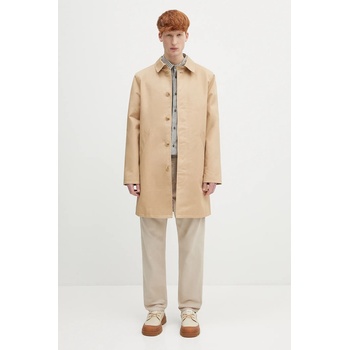 APC Памучно палто A. P. C. mac ville в бежово преходен модел COZBA. H01103 (COZBA.H01103)