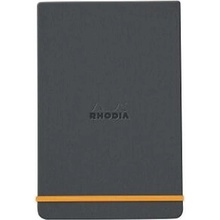 Rhodia Zápisník s pevnými deskami 9x14cm Titanium