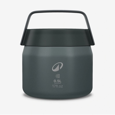 Quechua Turistická a kempingová termoska na jedlo 500 ml antikorová