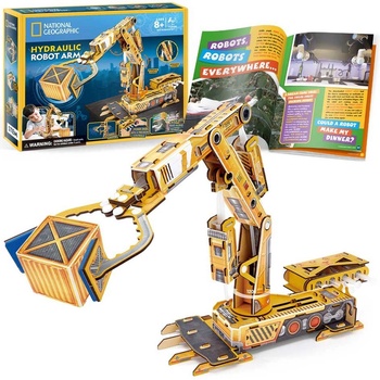 CubicFun 3D пъзел Cubic Fun от 120 части - Робот с хидравлична Ръка (DS1092h)