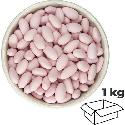 Svatební mandle růžové (1 kg) – Zboží Dáma