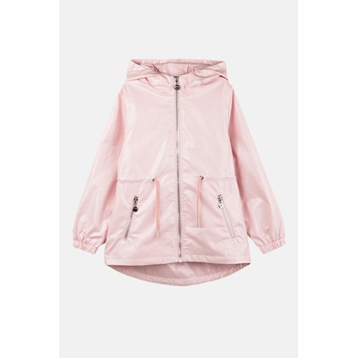 JOYCE Dívčí nepromokavá parka s kapucí "PINK"/Růžová