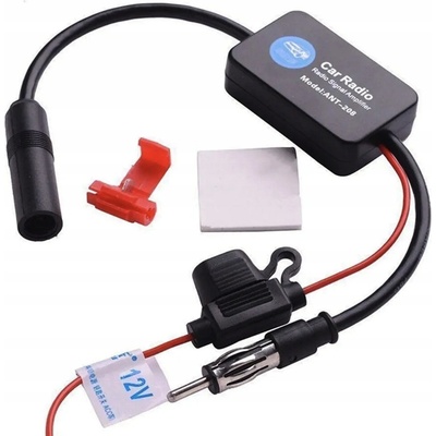 Anténní zesilovač FM/AM 25 dB 12 V – zesilovač signálu autorádia 4867