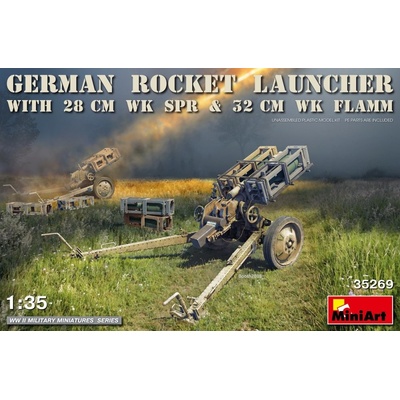MiniArt German Rocket Launcher 28cm WK Spr & 32cm WK Fl 1:35
