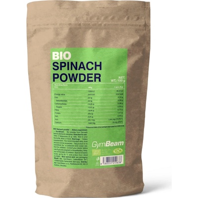 GymBeam BIO Špenátový prášok 100 g