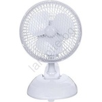 EUROLAMP Настолен вентилатор 15 w/230 v, диаметър 20 см, бял (eu0703)