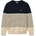 TWOTHIRDS Мъжки пуловер TWOTHIRDS Ramla Jumper - Natural & Navy Stripes (017-4267-0111)